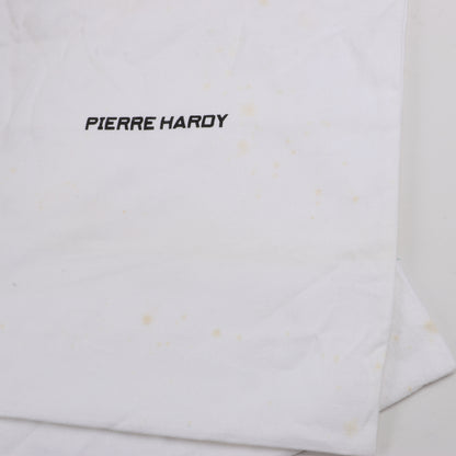 Pierre Hardy Leder x Stoff Sneakers in Schwarz x Marineblau, Größe 37 EU