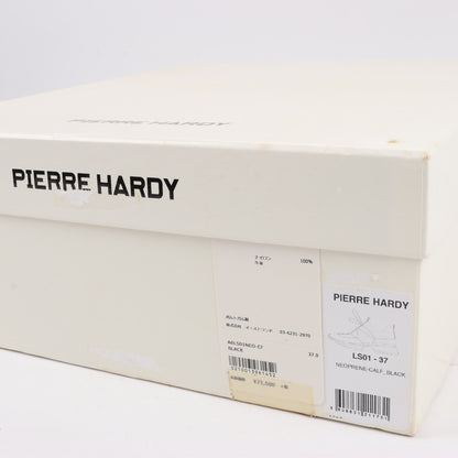 Pierre Hardy Leder x Stoff Sneakers in Schwarz x Marineblau, Größe 37 EU
