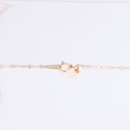 Gold (18k) chain and pendant set with 11 natural diamonds