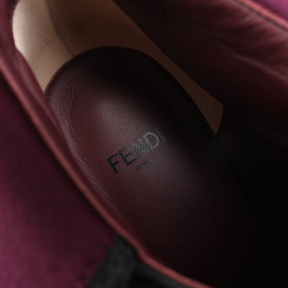 Fendi Lederstiefeletten in Schwarz, Größe 38 EU