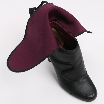 Fendi Lederstiefeletten in Schwarz, Größe 38 EU
