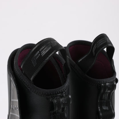 Fendi Lederstiefeletten in Schwarz, Größe 38 EU