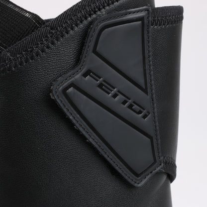 Fendi Lederstiefeletten in Schwarz, Größe 38 EU