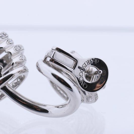 De Grisogono White Gold and Diamond Earrings
