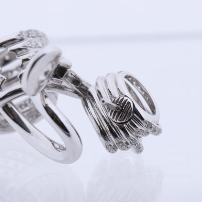 De Grisogono White Gold and Diamond Earrings