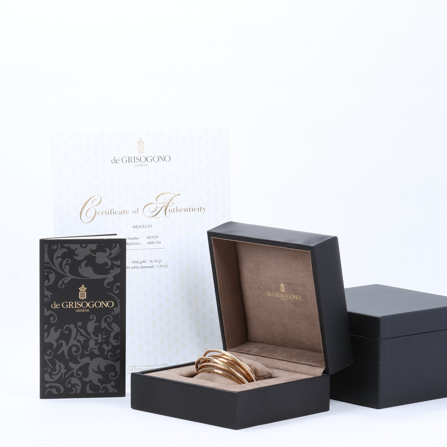 De Grisogono Allegra Rose Gold with Diamonds Bracelet