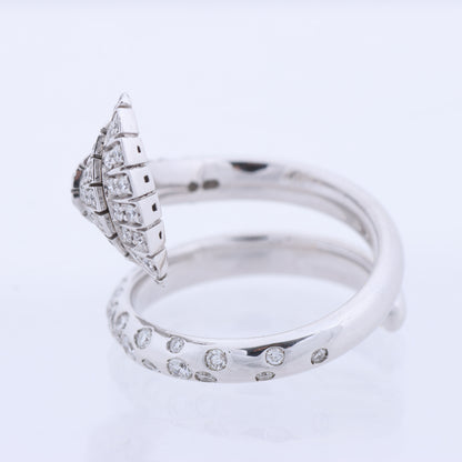 De Grisogono White Gold and Diamond Ring, Size 52