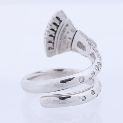 De Grisogono White Gold and Diamond Ring, Size 52