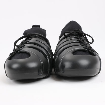 Bottega Veneta Trails Knit x Rubber Sneakers in Schwarz, Größe 42 EU