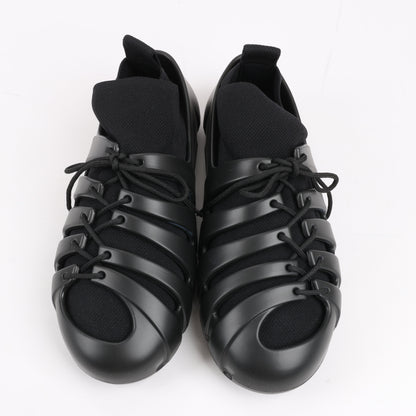 Bottega Veneta Trails Knit x Rubber Sneakers in Schwarz, Größe 42 EU