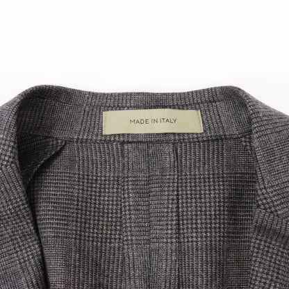 CORNELIANI Glen Plaid Blazer and Trousers Set, Size 48