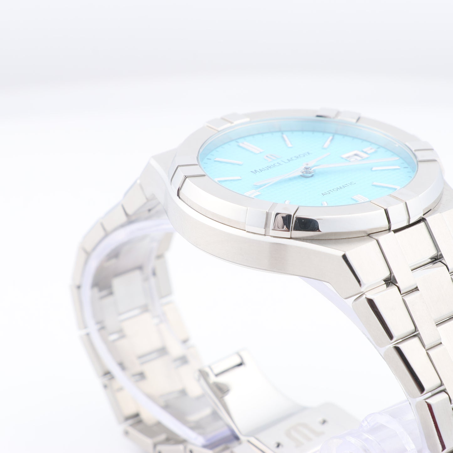 Maurice Lacroix Icon Automatic Summer Edition AI6008-SS00F-431-C BB23560 SS AT Turquoise Dial Watch