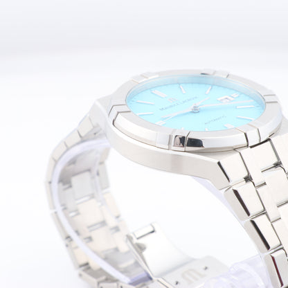 Maurice Lacroix Icon Automatic Summer Edition AI6008-SS00F-431-C BB23560 SS AT Turquoise Dial Watch