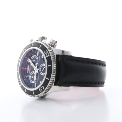 Montre Breitling Superocean A73310 1322371 SS et caoutchouc QZ, cadran noir
