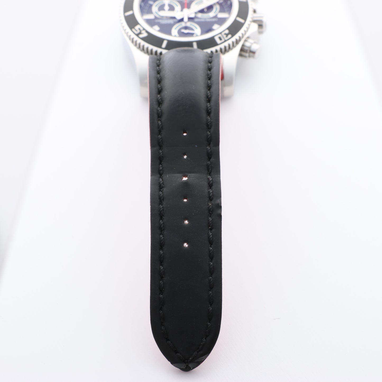 Breitling Superocean A73310 1322371 SS & Rubber QZ Black Dial Watch