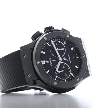 Hublot Classic Fusion Black magic 521.CM.1171.RX 1417718 Ti & CE & rubber AT Black Dial Watch