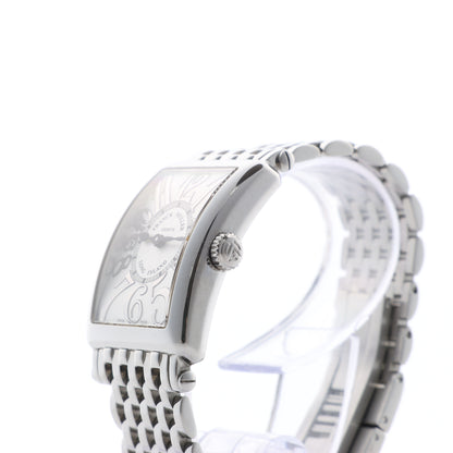 Franck Muller Long Island 902QZ 256 SS QZ Silver-Face Watch