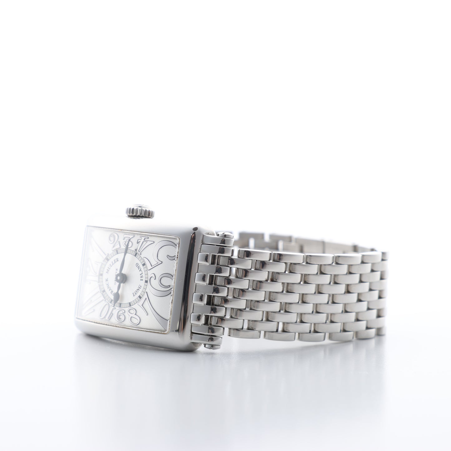 Franck Muller Long Island 902QZ 256 SS QZ Silver-Face Watch