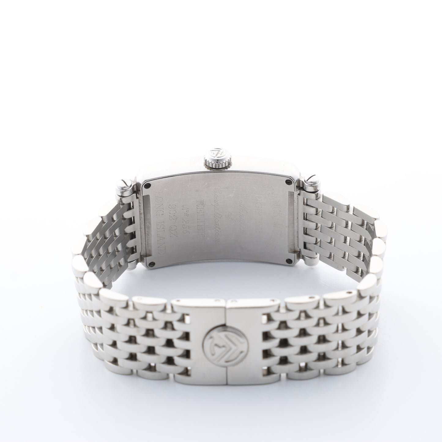 Franck Muller Long Island 902QZ 256 SS QZ Silver-Face Watch