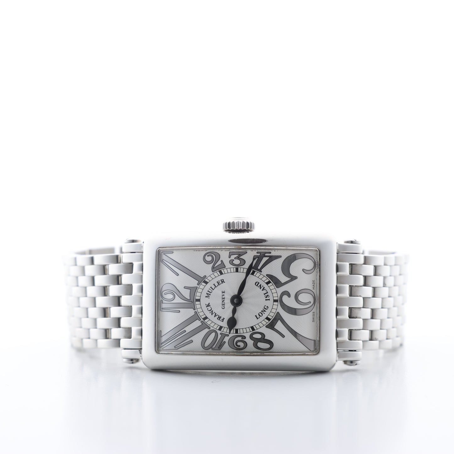 Franck Muller Long Island 902QZ 256 SS QZ Silver-Face Watch