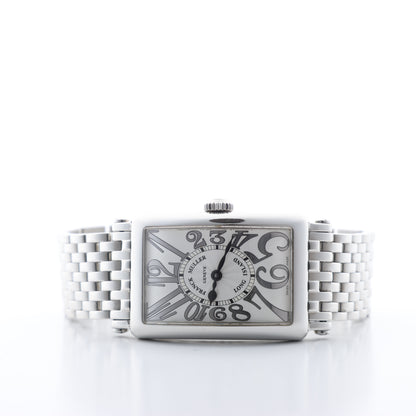 Franck Muller Long Island 902QZ 256 SS QZ Silver-Face Watch