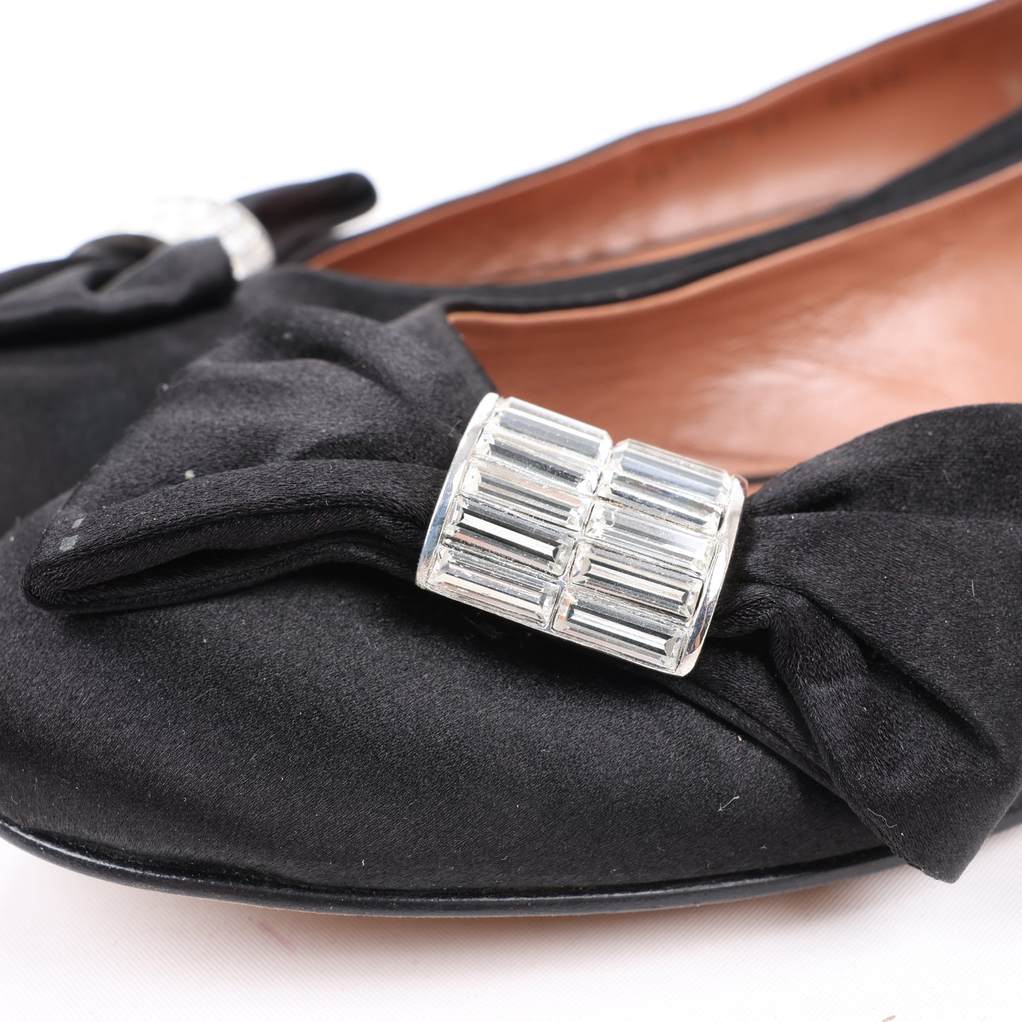 Giuseppe Zanotti Schwarze Ballerinas mit Schleife in Größe 37 EU
