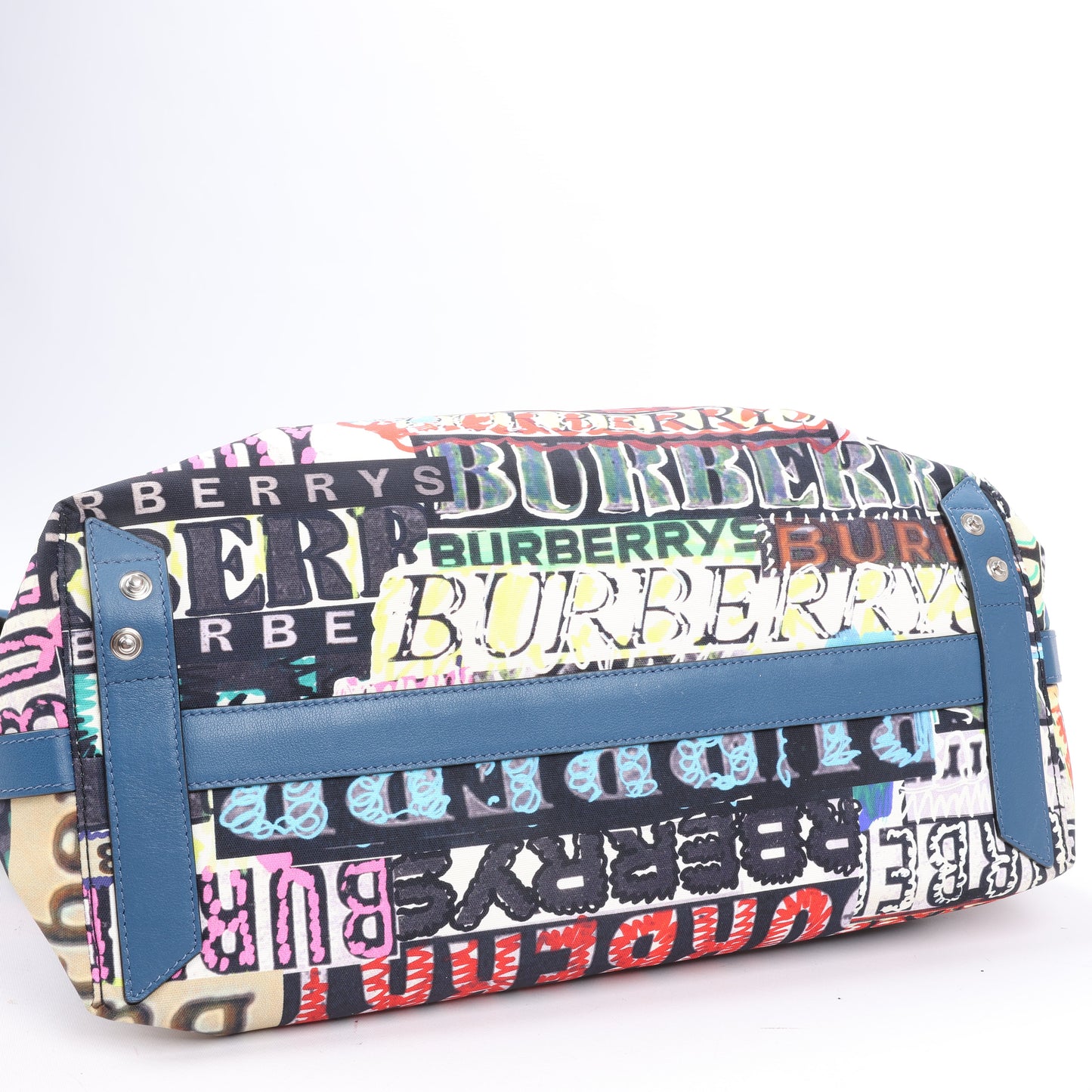 Burberry – Kuriertasche mit Graffiti-Logo-Print, mehrfarbig
