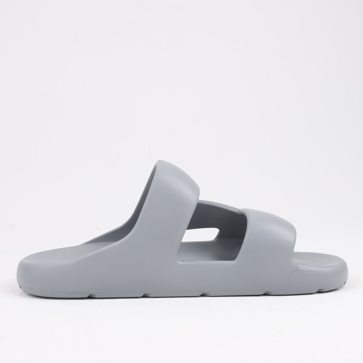 Bottega Veneta Rubber Band Sandals in Grey, Size 43 EU