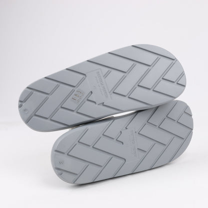 Bottega Veneta Rubber Band Sandals in Grey, Size 43 EU