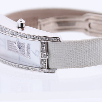 Harry Winston Avenue Traffic AVTQHM21WW002 Krokodilleder x WG QZ MOP Zifferblattuhr
