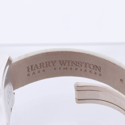 Harry Winston Avenue Traffic AVTQHM21WW002 Krokodilleder x WG QZ MOP Zifferblattuhr