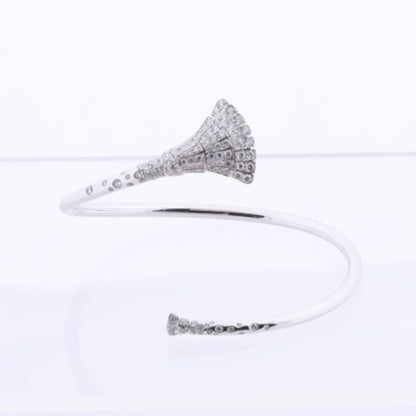 De Grisogono Ventaglio 18K White Gold and Diamon Bracelet