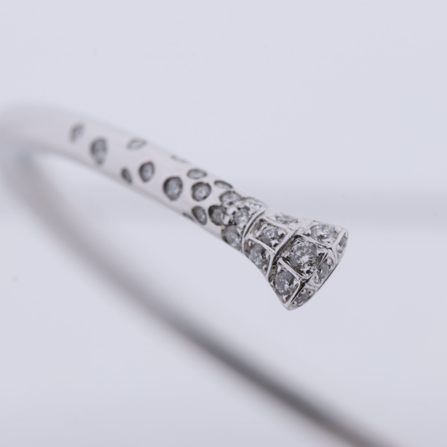 De Grisogono Ventaglio 18K White Gold and Diamon Bracelet