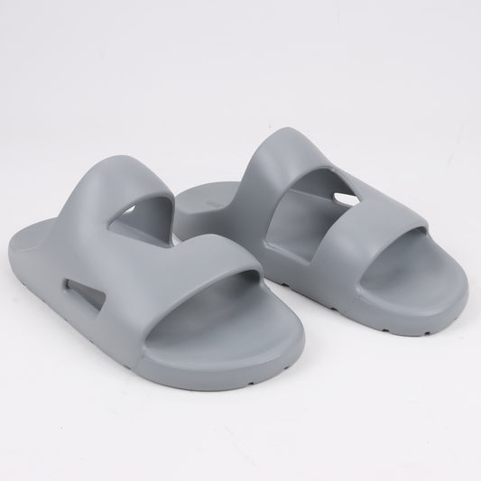 Bottega Veneta Rubber Band Sandals in Grey, Size 43 EU