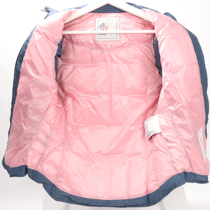 Moncler Grenoble Blue Denim Sleeveless Jacket, Size 1 S