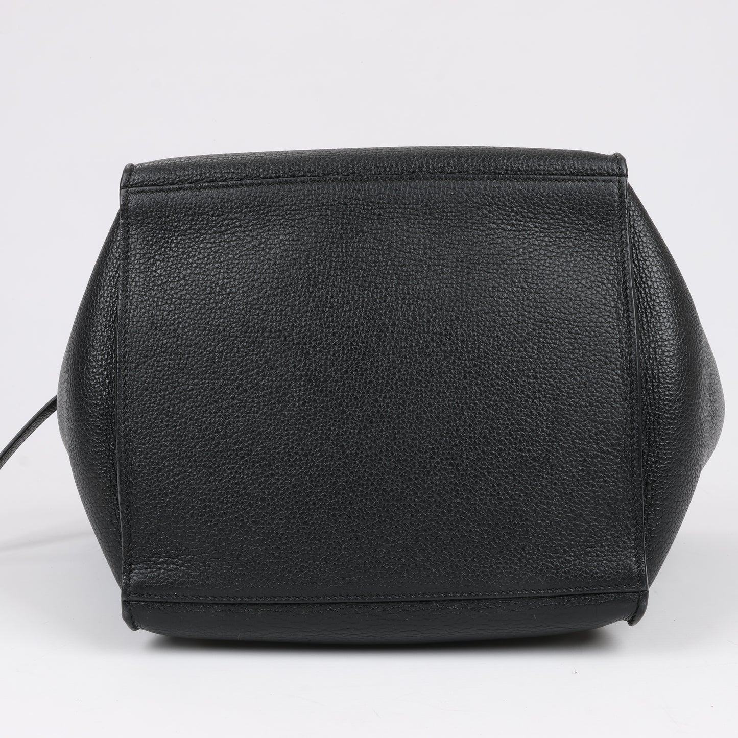CELINE Big Bag Small Grained Leather 2way Handbag in Black