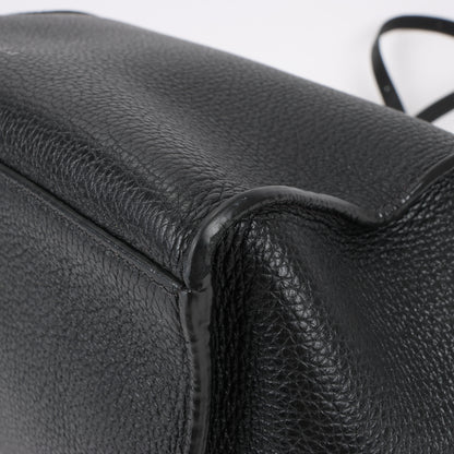 CELINE Big Bag Small Grained Leather 2way Handbag in Black