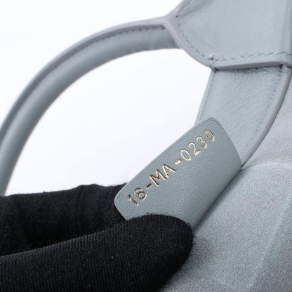 Christian Dior – Book Tote-Handtasche aus Leder in Grau