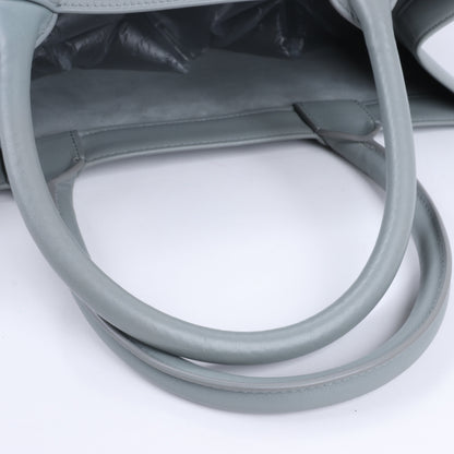 Christian Dior – Book Tote-Handtasche aus Leder in Grau