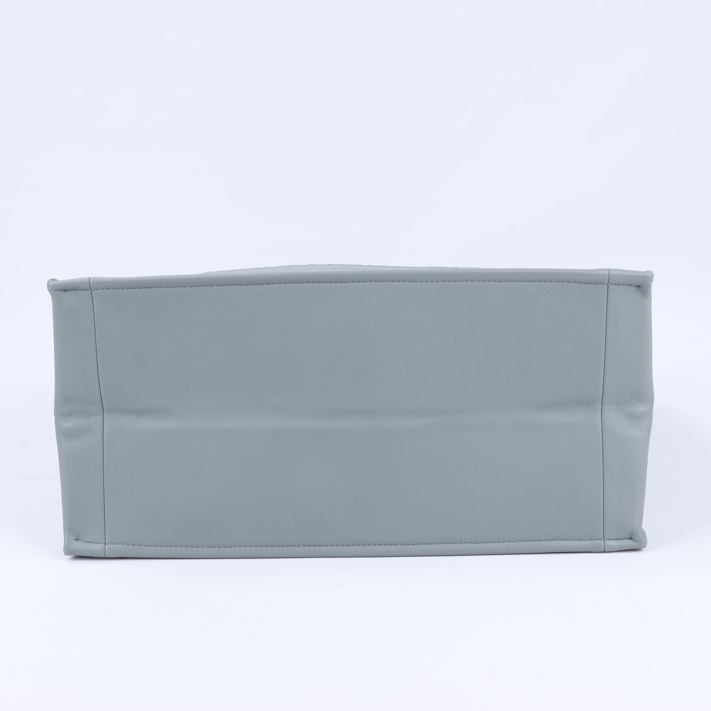 Christian Dior – Book Tote-Handtasche aus Leder in Grau