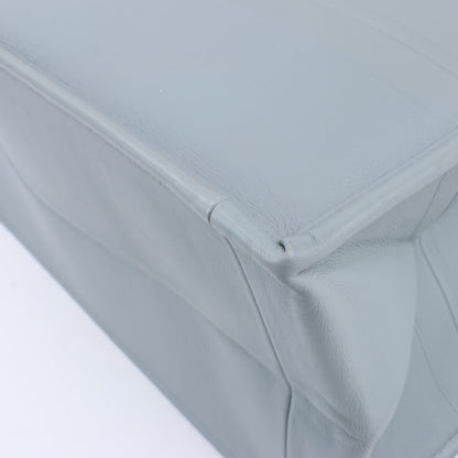 Christian Dior – Book Tote-Handtasche aus Leder in Grau