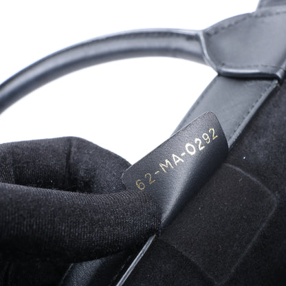 Christian Dior – Book Tote-Handtasche aus schwarzem Leder