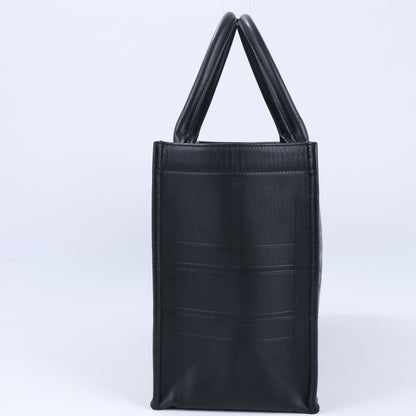 Christian Dior – Book Tote-Handtasche aus schwarzem Leder