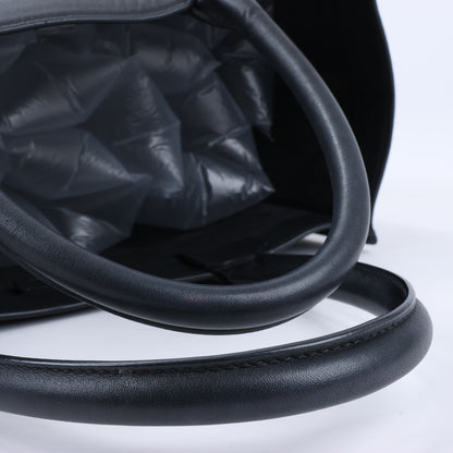 Christian Dior – Book Tote-Handtasche aus schwarzem Leder