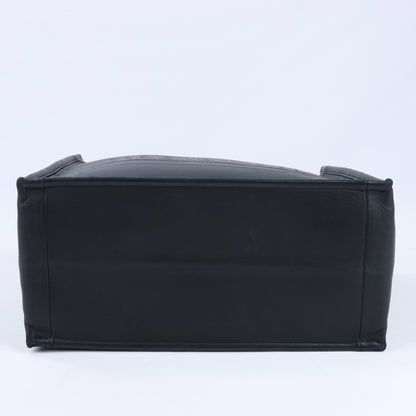 Christian Dior – Book Tote-Handtasche aus schwarzem Leder