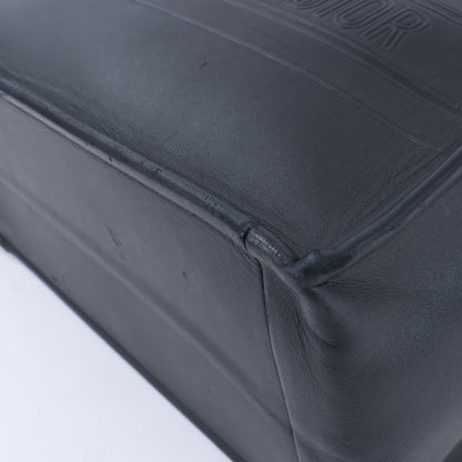 Christian Dior – Book Tote-Handtasche aus schwarzem Leder