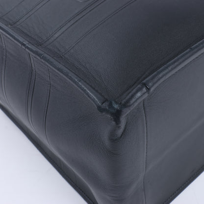 Christian Dior – Book Tote-Handtasche aus schwarzem Leder