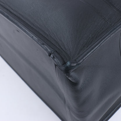 Christian Dior – Book Tote-Handtasche aus schwarzem Leder