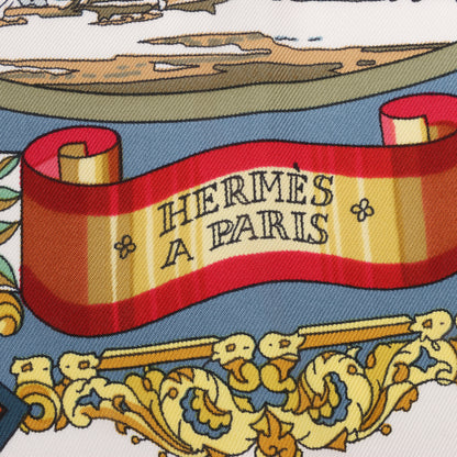 Hermès Carré 90 "L’ENTENTE CORDIALE" 100% Silk Scarf