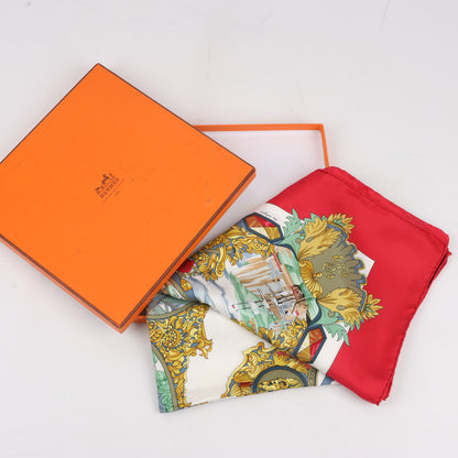 Hermès Carré 90 "L’ENTENTE CORDIALE" 100% Silk Scarf